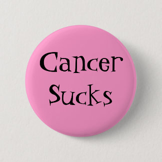CancerSucks - Gepersonaliseerd Ronde Button 5,7 Cm