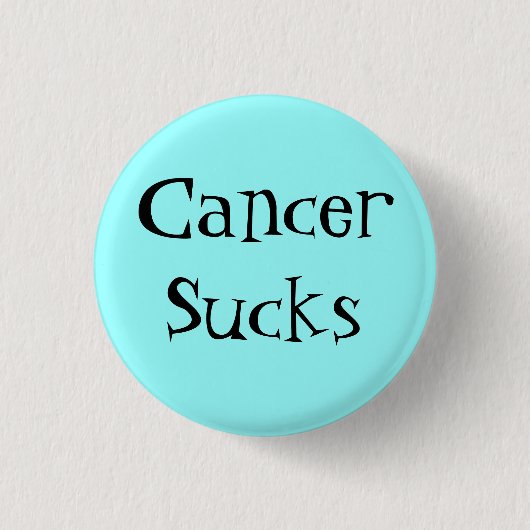 CancerSucks Ronde Button 3,2 Cm (Voorkant)