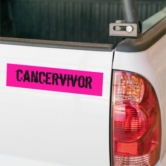 cancerviste bumpersticker (Op Truck)