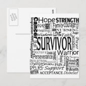 CancerWords Briefkaart (Voorkant / Achterkant)