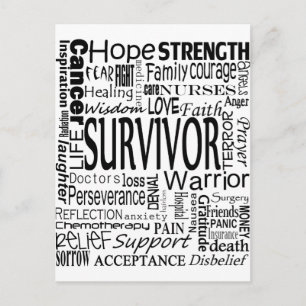 CancerWords Briefkaart