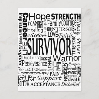 CancerWords Briefkaart