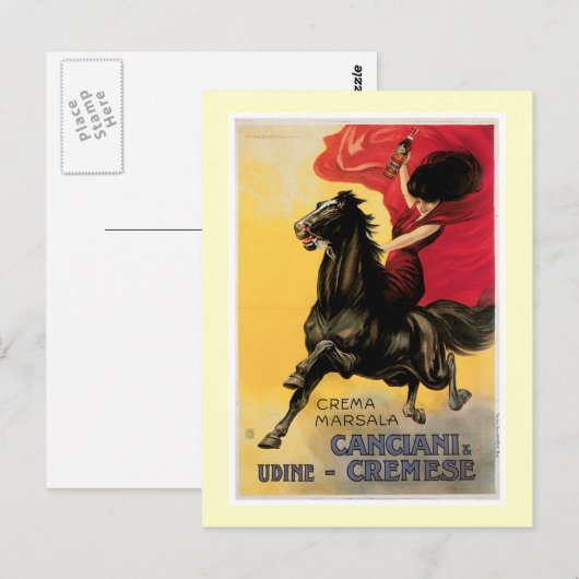 Canciani & Cremese  wijn en kunst Briefkaart (Voorkant / Achterkant)