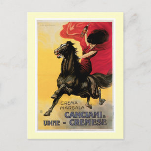 Canciani & Cremese  wijn en kunst Briefkaart