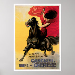 Canciani & Cremese  wijn en kunst Poster