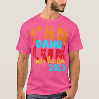 Cancun 2023 Oahu Zomer Familie Paar Matching Hol T-shirt