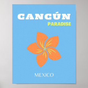 Cancun Art, Tropische kunst, Reiskunst, Preppy, Bl Poster