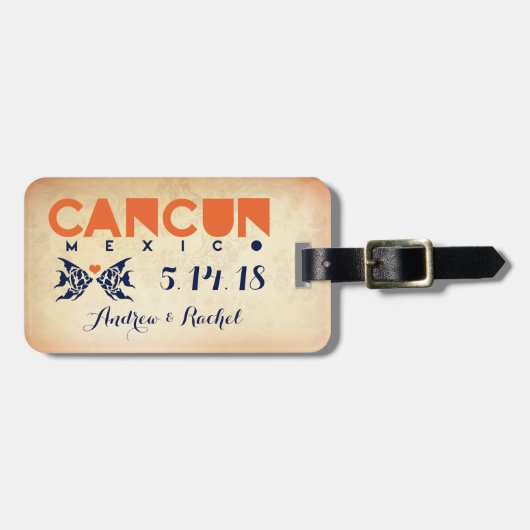 CANCUN Bagage Label (Voorkant horizontaal)