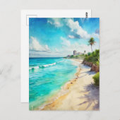 Cancun Beach, Mexico Briefkaart (Voorkant / Achterkant)