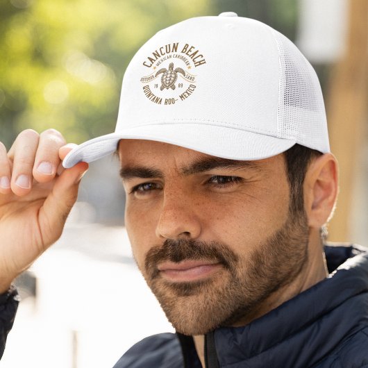 Cancun Beach Mexico | Paradise Mexican Beach Trucker Pet