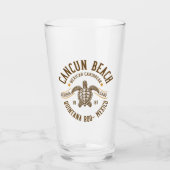 Cancun Beach Mexico | Paradise Mexican Caribbean Glas (Voorkant)