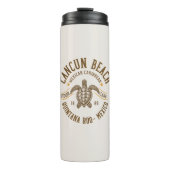 Cancun Beach Mexico | Paradise Mexican Caribbean Thermosbeker (Voorkant)