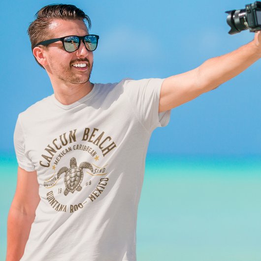 Cancun Beach Mexico | Paradise Mexican Caribbean Tri-Blend Shirt