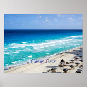 Cancun Beach, Mexico Poster