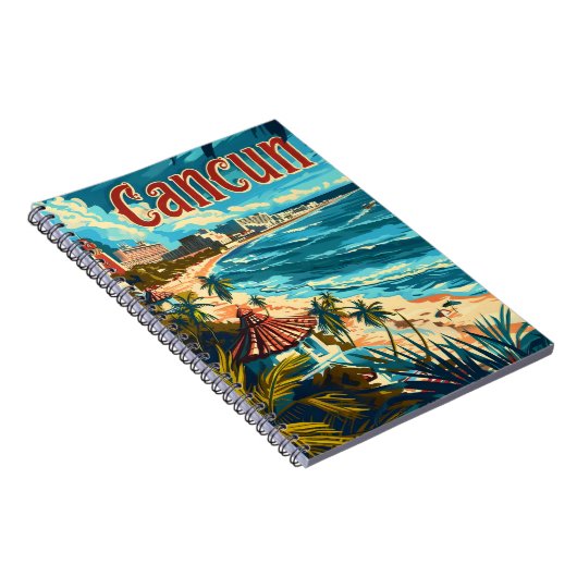 Cancun Beach Notitieboek (Rechterzijde)