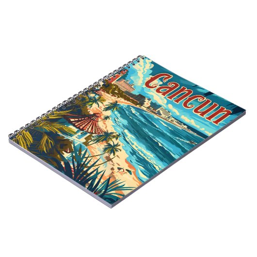 Cancun Beach Notitieboek (Linkerzijde)