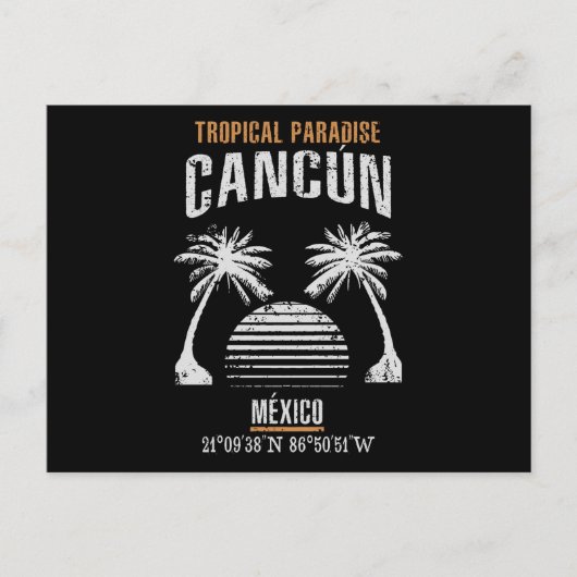 Cancún Briefkaart (Voorkant)
