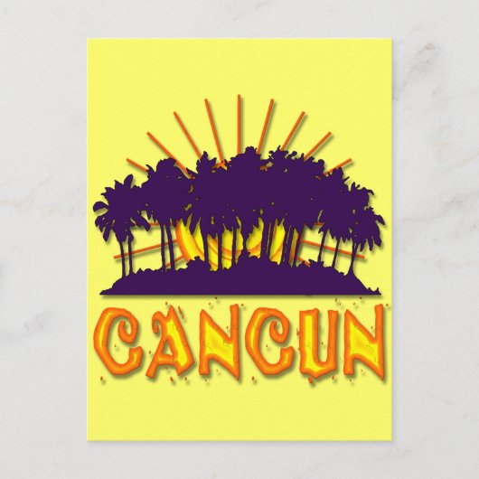 CANCUN BRIEFKAART (Voorkant)