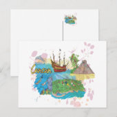 Cancun Briefkaart (Voorkant / Achterkant)