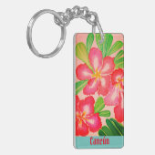 Cancún Desert Roos Souvenir Sleutelhanger (Voorkant Links)