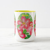 Cancún Desert Roos Tweekleurige Koffiemok (Center)