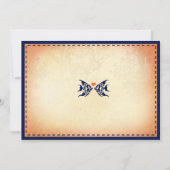 CANCUN Destination Wedding Invitation Kaart (Achterkant)