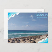 Cancun-Dolphin´s Beach Briefkaart (Voorkant / Achterkant)