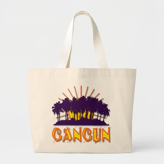 CANCUN GROTE TOTE BAG (Voorkant)