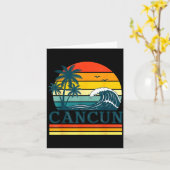 Cancun Holiday Christmas Trip Vacation Matching Kaart (Gele Bloem)