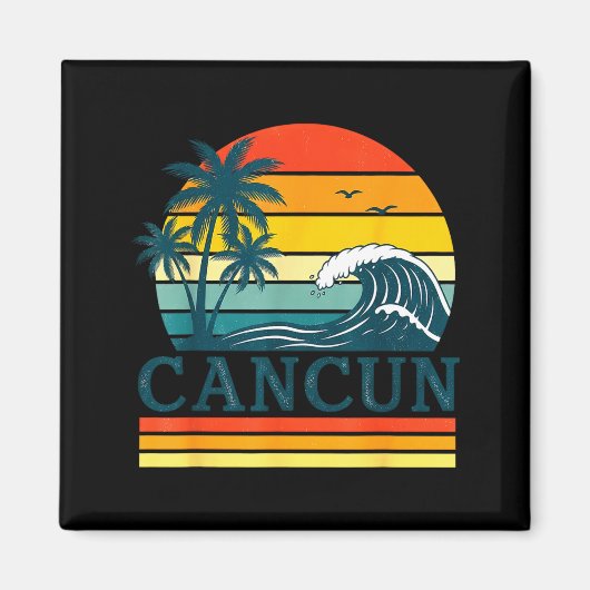 Cancun Holiday Christmas Trip Vacation Matching  Magneet (Voorkant)