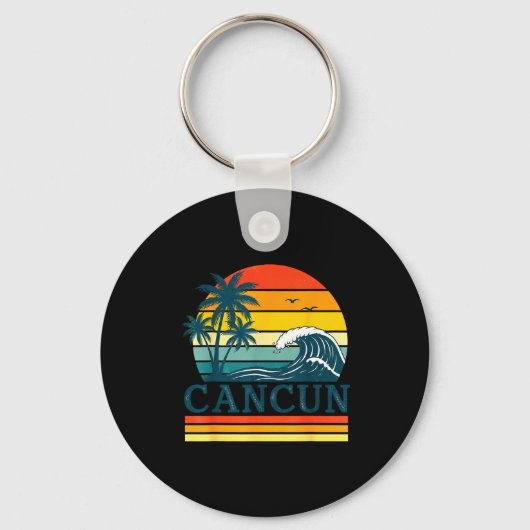 Cancun Holiday Christmas Trip Vacation Matching  Sleutelhanger (Voorkant)