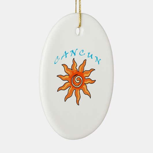 Cancun Keramisch Ornament (Rechts)