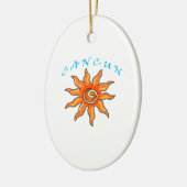 Cancun Keramisch Ornament (Links)