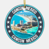 Cancún Keramisch Ornament (Voorkant)