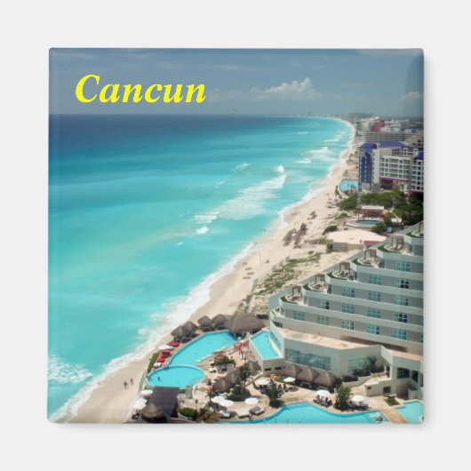 Cancun koelkastmagneet magneet (Voorkant)