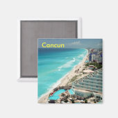 Cancun koelkastmagneet magneet (Voorkant / Achterkant)