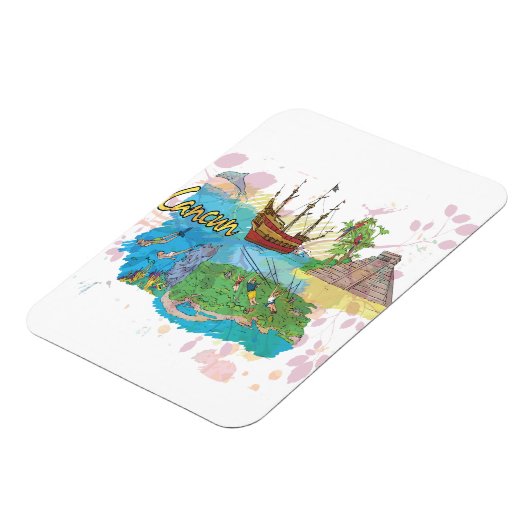 Cancun Magneet (Linkerzijde)