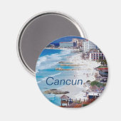 Cancun magneet (Voorkant / Achterkant)