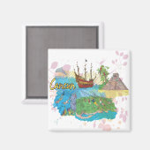 Cancun Magneet (Voorkant / Achterkant)