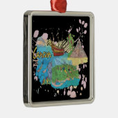 Cancun Metalen Ornament (Rechts)