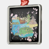 Cancun Metalen Ornament (Links)