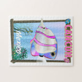 Cancun Mexicaanse tropische reisposter Legpuzzel (Horizontaal)