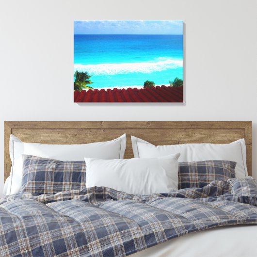 CANCUN, MEXICO #15 CANVAS PRINT (Insitu (Slaapkamer))