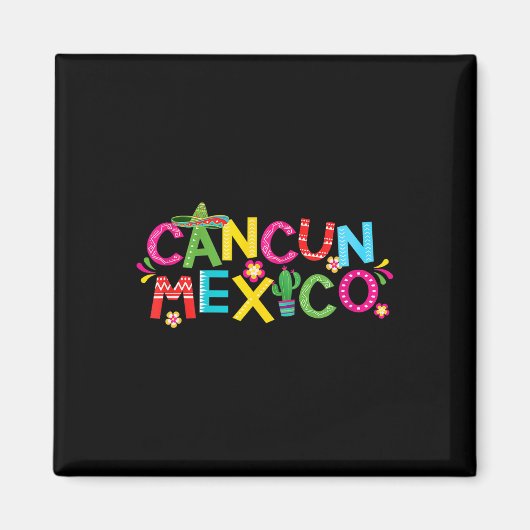 Cancun Mexico 1 Magneet (Voorkant)