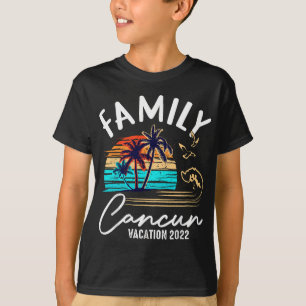 CANCUN MEXICO 2022 Vacation Beach Matching Family T-shirt