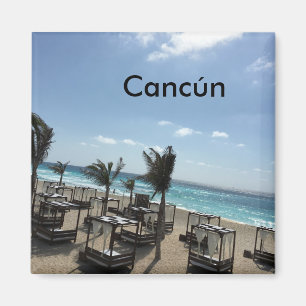 Cancún (Mexico) - 2-inch Square Magnet 
