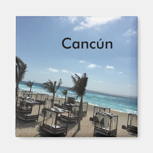 Cancún (Mexico) - 2-inch Square Magnet  (Voorkant)