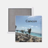 Cancún (Mexico) - 2-inch Square Magnet (Voorkant / Achterkant)
