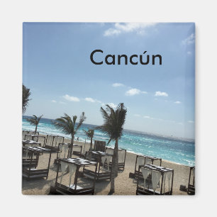 Cancún (Mexico) - 2-inch Square Magnet
