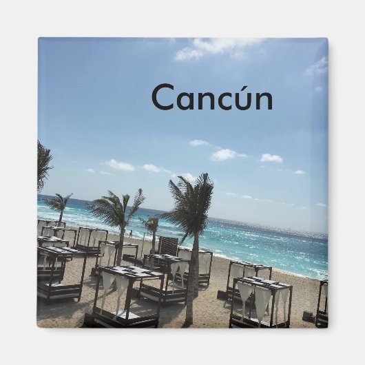 Cancún (Mexico) - 2-inch Square Magnet (Voorkant)